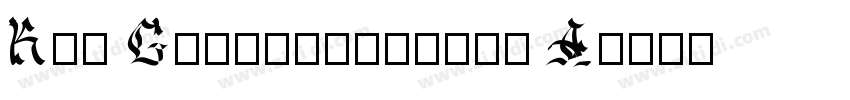 Kar Gopalakrishna A字体转换
